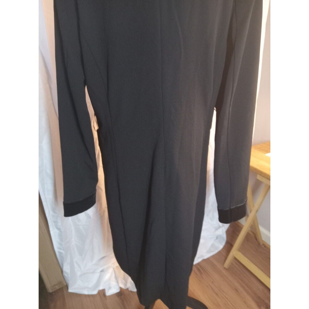 C Wonder by Christian Siriano Knit Crepe Belted Trench Coat, 2X - Picture 6 of 11